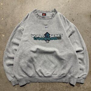 Vintage Arizona Diamondbacks Nike Center Swoosh Sweater World Series Size Large